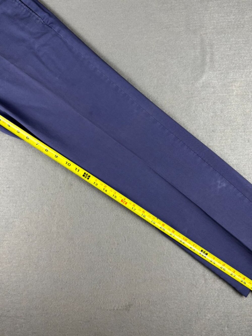 Incotex Ivory Inside Men's Cotton Stretch Chino Pants Navy 32 NWT Canada - Picture 13 of 15
